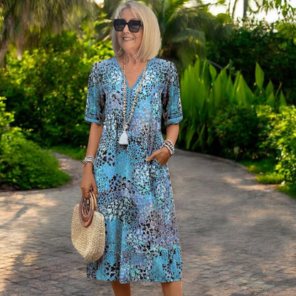 【S-3XL】Iris – Vestido ligero y vaporoso con un corte favorecedor