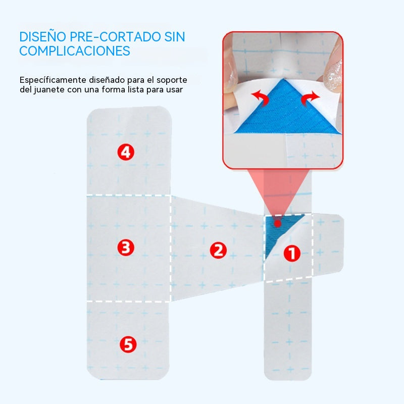 [50/100 unidades] Protectores elásticos para los dedos, parches para quemaduras, vendajes deportivos resistentes