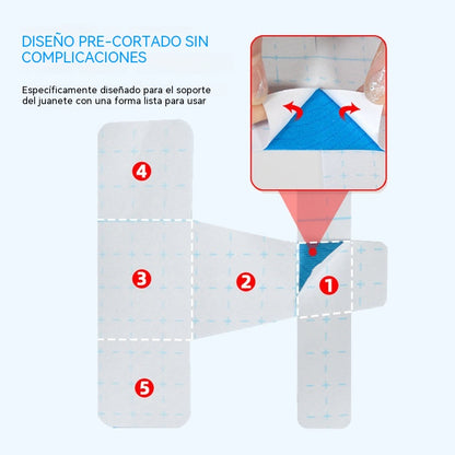 [50/100 unidades] Protectores elásticos para los dedos, parches para quemaduras, vendajes deportivos resistentes