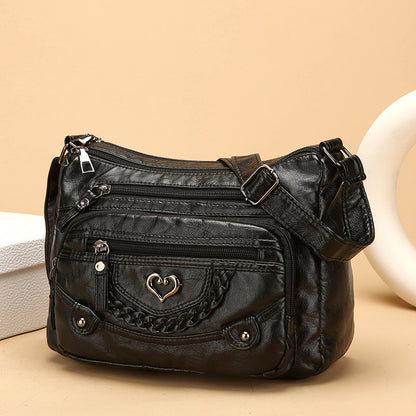 💐50% POPUSTA! 🎁Ženska mekana PU torba preko tijela – Više džepova za savršenu organizaciju 👜🔑