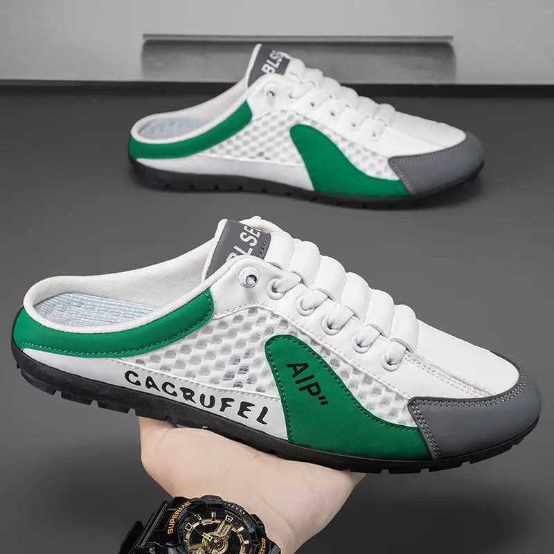 👞🔥【39-44】 2025 Nové módní pánské sportovní a volnočasové pantofle -- 3957299