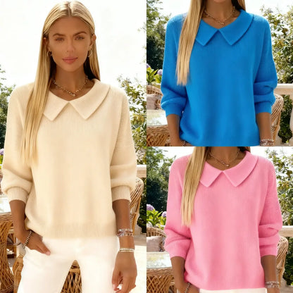 🔥【S-3XL】💛Cómoda blusa de manga larga con cuello en V, otoño/invierno 2026
