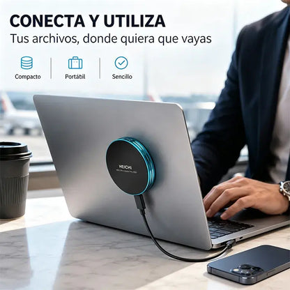 💾⚡【16TB】Disco Duro SSD Portátil Magnético – Alta Velocidad, Compatible con USB-C para Móvil y PC 🧲