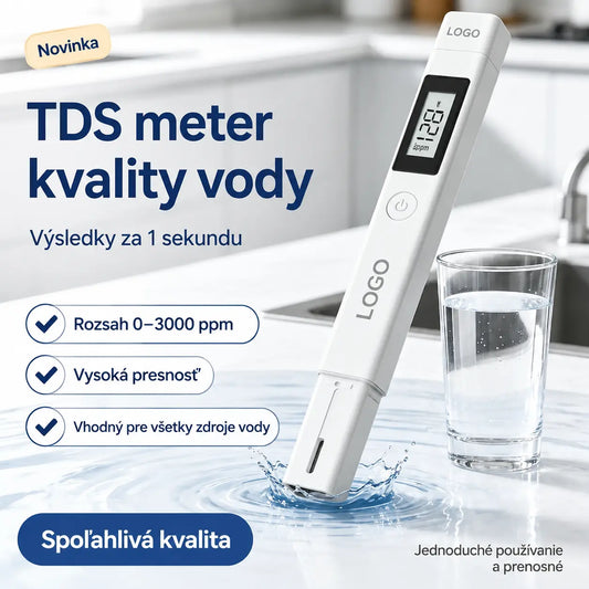 🔥Kúpte 1, získajte 1 zadarmo🎁 3-v-1 TDS merač kvality vody: Meria pH, chlór a tvrdosť; má LCD displej – ideálny pre bazény a akváriá 🌊