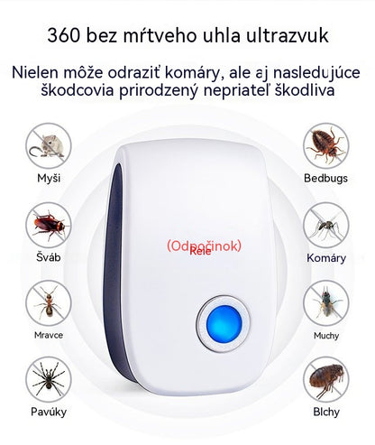 【Zľava na konci sezóny】🔥🐭【3 ks】Fyzikálny tichý ultrazvukový odpudzovač hlodavcov a hmyzu
