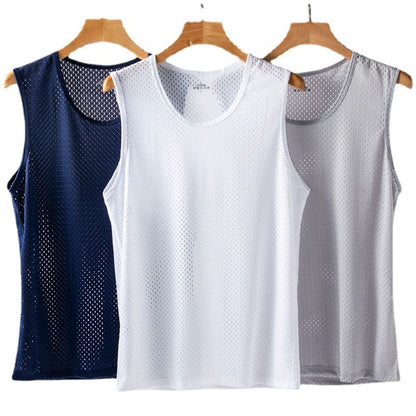 🔥 Kup 1, otrzymaj 1 gratis🔥【5 kolorów】Męska koszulka casualowa Ice Silk ✅ Lekka, przewiewna i szybko schnąca
