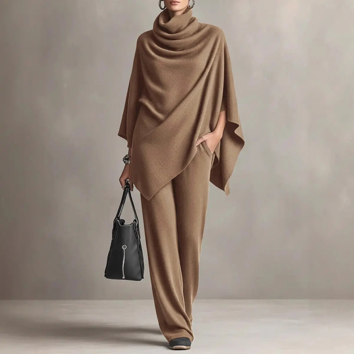 ❄️✨ Zestaw damski z imitacją zamszu — Ciepły, elegancki i prosty, idealny na zimowe stylizacje 💃🧥