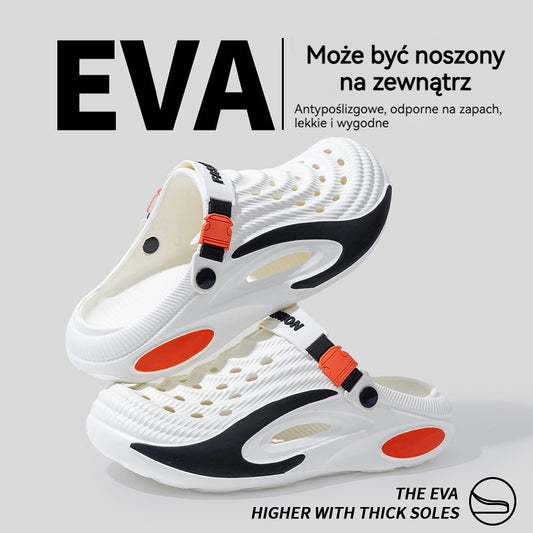 👟 55% zniżki 🌬️ Uniwersalne sandały męskie z grubą podeszwą EVA: antypoślizgowe, superlekkie i oddychające, idealne na plażę, do uprawiania sportu i na co dzień 🏃‍♂️