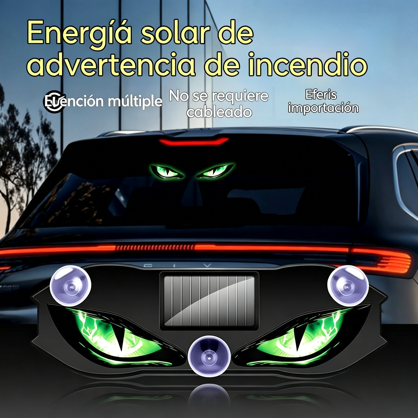 [Kupite jedan, dobijte jedan gratis] Dva artikla za samo23 eura. 🚗👀 LED svjetla za automobil na solarni pogon | Privucite pozornost i poboljšajte sigurnost vožnje: Bežični dizajn, automatsko otkrivanje, univerzalno upravljanje aplikacijom ✨