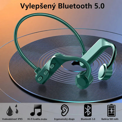 🎧【22 eur za kus】Bezdrôtové športové slúchadlá Bluetooth s kostným vedením na beh